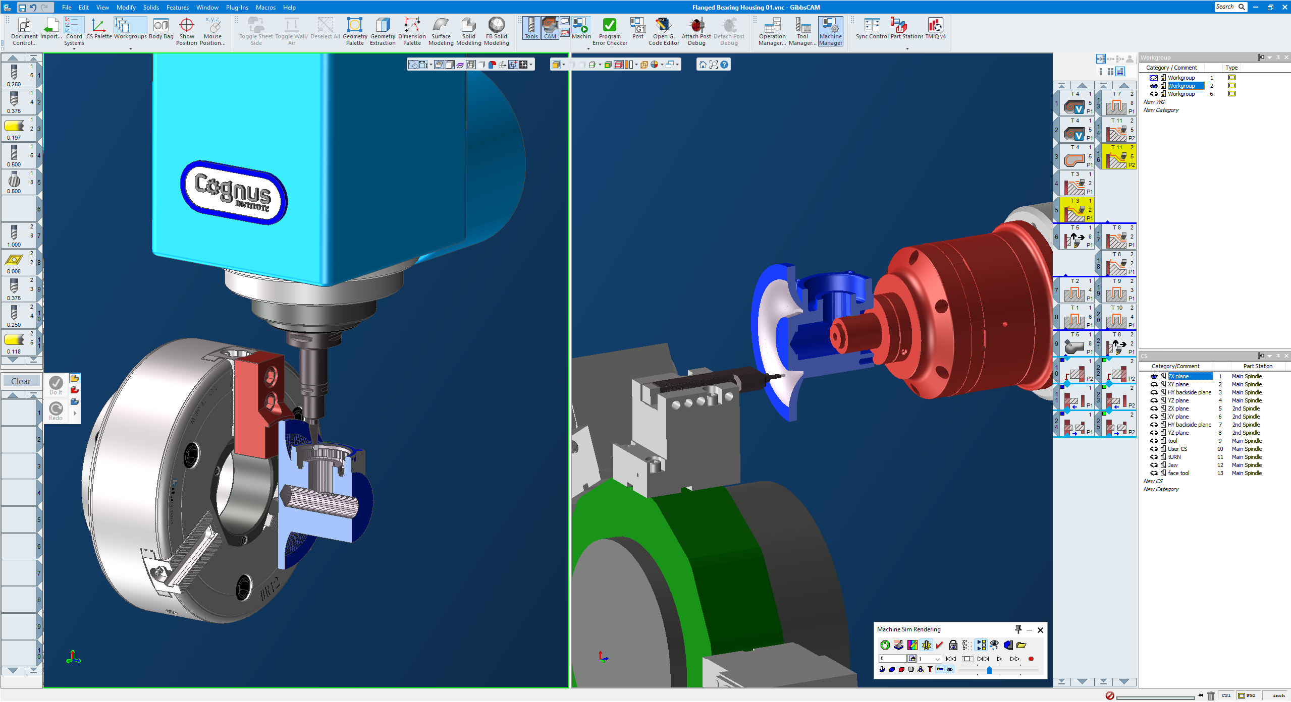 Multi-Task Machining programming in GibbsCAM